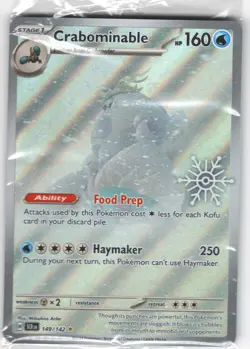 Crabominable - Sealed Holiday Calendar Promo 149/142 Pokemon NM/M - Image 1