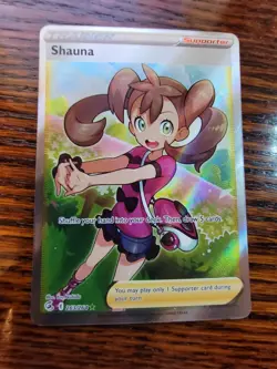 Shauna 263/264 Fusion Strike NM Full Art Ultra Rare Pokemon Card - Image 1