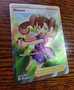 Shauna 263/264 Fusion Strike NM Full Art Ultra Rare Pokemon Card - Image 2