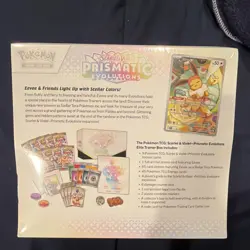 Pokemon TCG Scarlet & Violet Prismatic Evolutions Elite Trainer Box w/ Promo - Image 2
