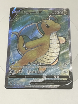 Dragonite V (Full Art) 076/078 Pokemon GO Holo ungraded NM - Image 1