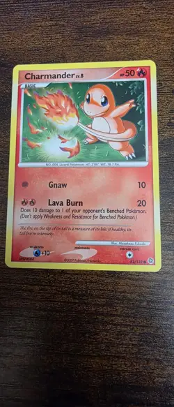 Charmander 82/132 Common Secret Wonders Pokemon Lightly Played - Image 1