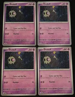 4x Duskull 035/131 Sv: Prismatic Evolutions PLAYSET x4 - Pokemon TCG - NM - Image 1