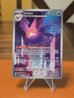 Crobat - 093/086 - Pokemon Me04: Chaos Rising Illustration Rare NM - Image 1