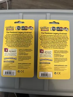 POKEMON XY EVOLUTIONS BLISTER BOOSTER PACK NEW GRENINJA & WEEZING PROMO - Image 2
