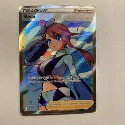 Skyla (Full Art) 072/072 Shining Fates Holo Full Art Trainer Pokemon TCG NM - Image 1