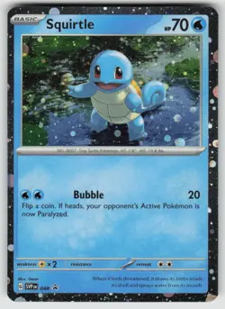 Squirtle (Cosmos Holo) 048 Holo Promo Scarlet & Violet Promo Pokemon Holo NM - Image 1