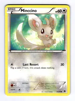 Minccino Emerging Powers #84 (2011) Common NM Pokemon - Image 1