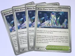 4x Area Zero Underdepths 094/131 x4 - Prismatic Evolutions - Pokemon - Playset - Image 1