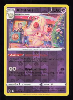 Alcremie 071/172 Reverse Holo Brilliant Stars Pokemon Near Mint - Image 1