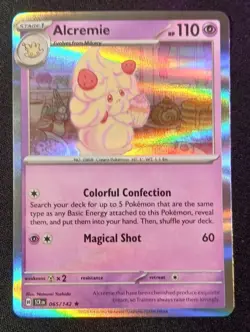 M/NM Alcremie 65/142 Holo Rare Stellar Crown Pokemon TCG / Pack Fresh - Image 1