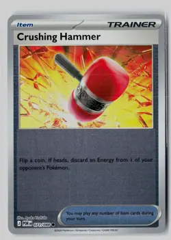 Crushing Hammer 071/088 Common Perfect Order Pokemon Reverse Holo NM - Image 1