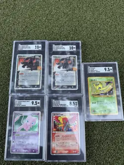 Pokemon TCG Lot of Graded Cards Sgc 10 Umbreon Gold Star And More - Image 1