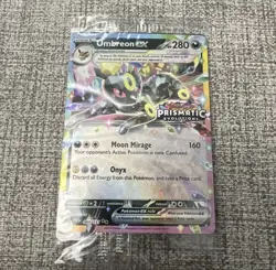 Umbreon EX Pokemon Prismatic Evolutions Stamp 060/131 Sealed Card Promo Surprise - Image 1