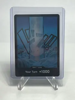 One Piece TCG Special Blue DON!! Card Exclusive (Pack Fresh) Your Turn +1000 - Image 1