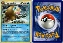 Pokemon Card - Mamoswine 5/102 HGSS Triumphant Rare Holo Holo Heavily Played - Image 3
