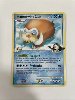 Pokemon Card Rare Mamoswine GL 27/111 - Image 1