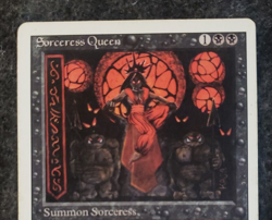 Sorceress Queen Revised PLD Black Rare MAGIC THE GATHERING MTG CARD (DS3D1D4) - Image 3