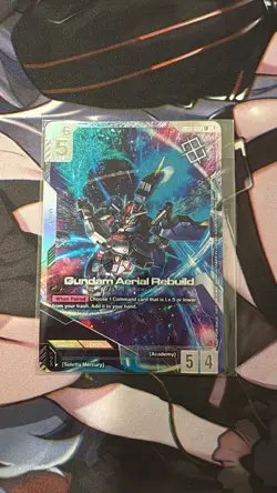 Gundam Card Game - WINNER PROMO Gundam Aerial Rebuild (newtype challenge) 1x - Image 1