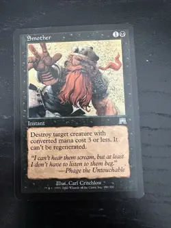 MTG magic cards 1x Smother Onslaught LP Magic The Gathering - Image 1