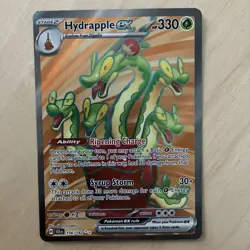 Hydrapple ex 156/142 Stellar Crown Ultra Rare Full Art Holo Pokemon Card NM/M - Image 1