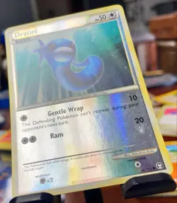 LP + 🔥 Dratini 62/102 HGSS Triumphant Reverse Holo Pokemon Card - Image 3