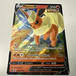 Flareon V SWSH149 SWSH: Sword & Shield Promo Cards Holo Near Mint - Image 1