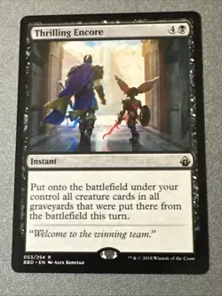 Thrilling Encore X1 Battlebond NM Condition See Pics Front/back - Image 1