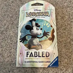 Disney Lorcana Fabled Sleeved Booster - Set of 2 (24 cards total) - Image 1