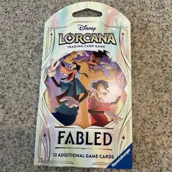 Disney Lorcana Fabled Sleeved Booster - Set of 2 (24 cards total) - Image 2