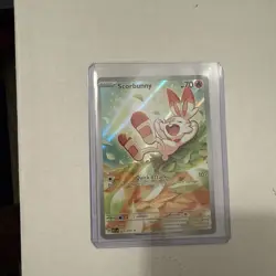 2026 Pokemon TCG Scorbunny 225/217 Me: Ascended Heroes Holo Illustration Rare!! - Image 1