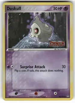 Duskull 50/108 Common Power Keepers Pokemon Reverse Holo Moderately Played - Image 1
