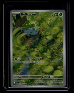 Pokemon TCG Bulbasaur 166/165 Scarlet & Violet 151 Illustration Rare NM - Image 1