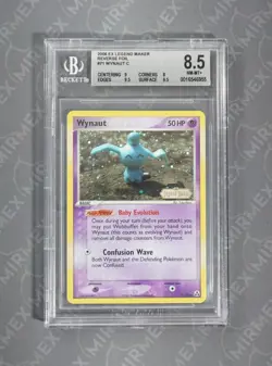 Pokemon BGS 8.5 Wynaut #71 Reverse Foil Ex Legend Maker 2006 English - Image 2