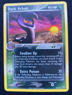 Dark Arbok 29/109 - (Team Rocket Returns 2004) Pokemon Card (LP) - Image 1