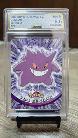 1999 TOPPS POKEMON T.V. GENGAR SERIES 2 MINT+ 9.5 - Image 1