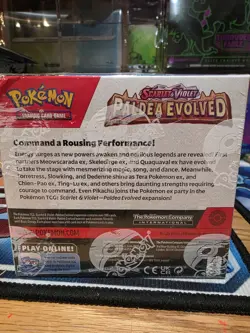 Pokemon SV02 Paldea Evolved Booster Box NEW w Acrylic Case 820650863493 - Image 4
