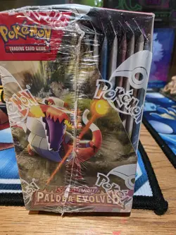 Pokemon SV02 Paldea Evolved Booster Box NEW w Acrylic Case 820650863493 - Image 5