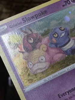 Pokemon Galarian Slowpoke SWSH126 Promo Cosmos Holo - LP - Image 4