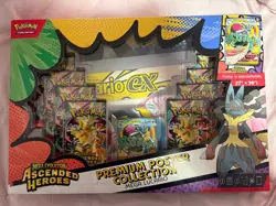 Pokemon Mega Evolution Ascended Heroes Premium Mega Lucario Poster Box - Image 1