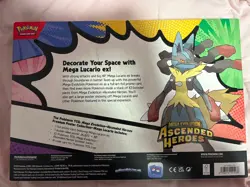 Pokemon Mega Evolution Ascended Heroes Premium Mega Lucario Poster Box - Image 2