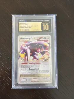 GARCHOMP C LV.X Celebrations Supreme Victors Holo #145 CGC Pristine 10 Pokemon - Image 1