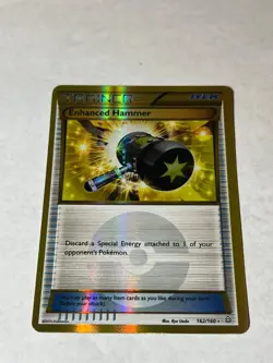 Enhanced Hammer 162/160 Secret Rare Primal Clash Pokemon Lightly Played - Image 1