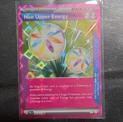 Pokemon TCG Neo Upper Energy SV05 Temporal Forces Holo Ace SPEC Rare 162/162 - Image 1