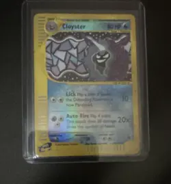 Pokemon Cloyster Expedition Base Set Holo Rare Reverse Holo 008/165 80 HP - Image 1