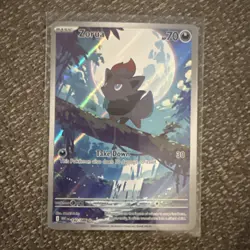 Pokemon Zorua Art Rare 142/086 White Flare English - Image 1