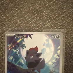 Pokemon Zorua Art Rare 142/086 White Flare English - Image 2