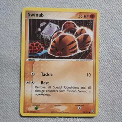 Pokemon Team Rocket Returns 79/109 Swinub - Common - Lightly Played - Image 1