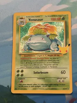 Pokemon Card - Venusaur Celebrations Classic Collection 15/102 Holo Rare - Image 1