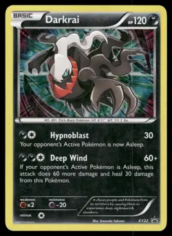 Darkrai XY22 Holo Promo XY Promo Pokemon Lightly Played PM1 - Image 1
